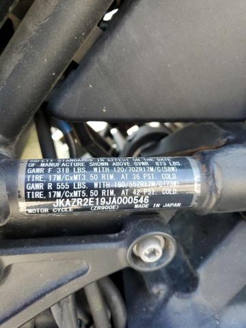 2018 KAWASAKI ZR900 EJ JKAZR2E19JA000546