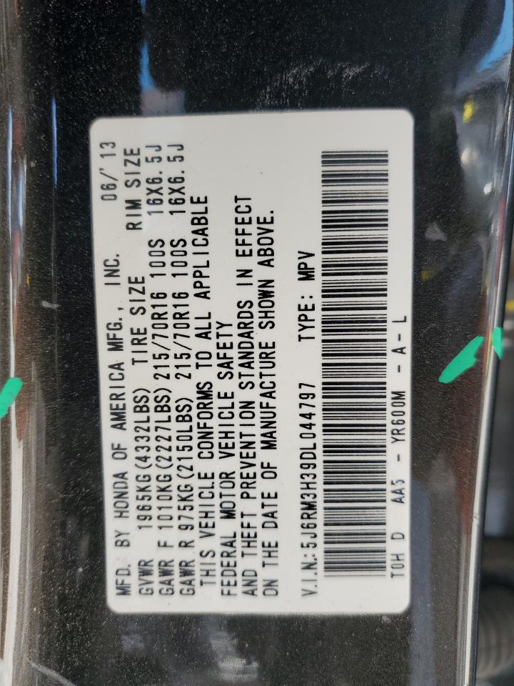 5J6RM3H39DL044797 2013 Honda Cr-V Lx