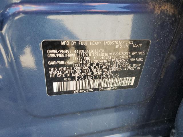 2014 Subaru Forester 2.5I Premium VIN: JF2SJAEC7EH506532 Lot: 60473984