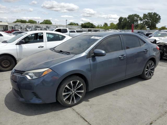 TOYOTA COROLLA L 2015 gray sedan 4d gas 5YFBURHE6FP237740 photo #1