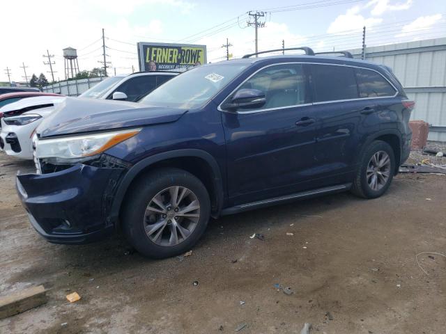 VIN 5TDJKRFH4FS216150 2015 Toyota Highlander, Xle no.1