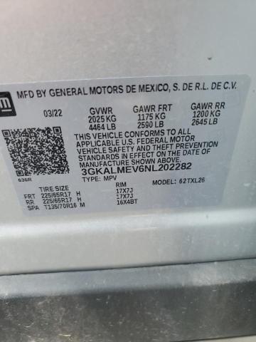 2022 GMC Terrain Sle VIN: 3GKALMEV6NL202282 Lot: 58149414