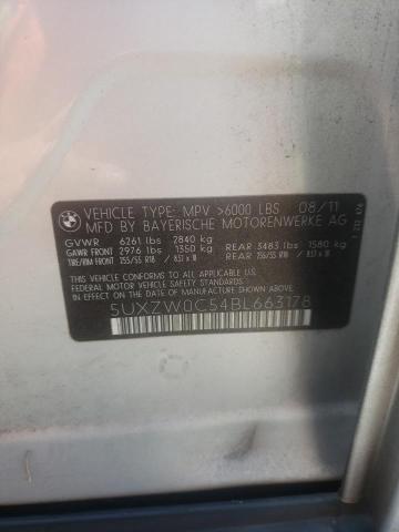 2011 BMW X5 xDrive35D VIN: 5UXZW0C54BL663178 Lot: 58520214
