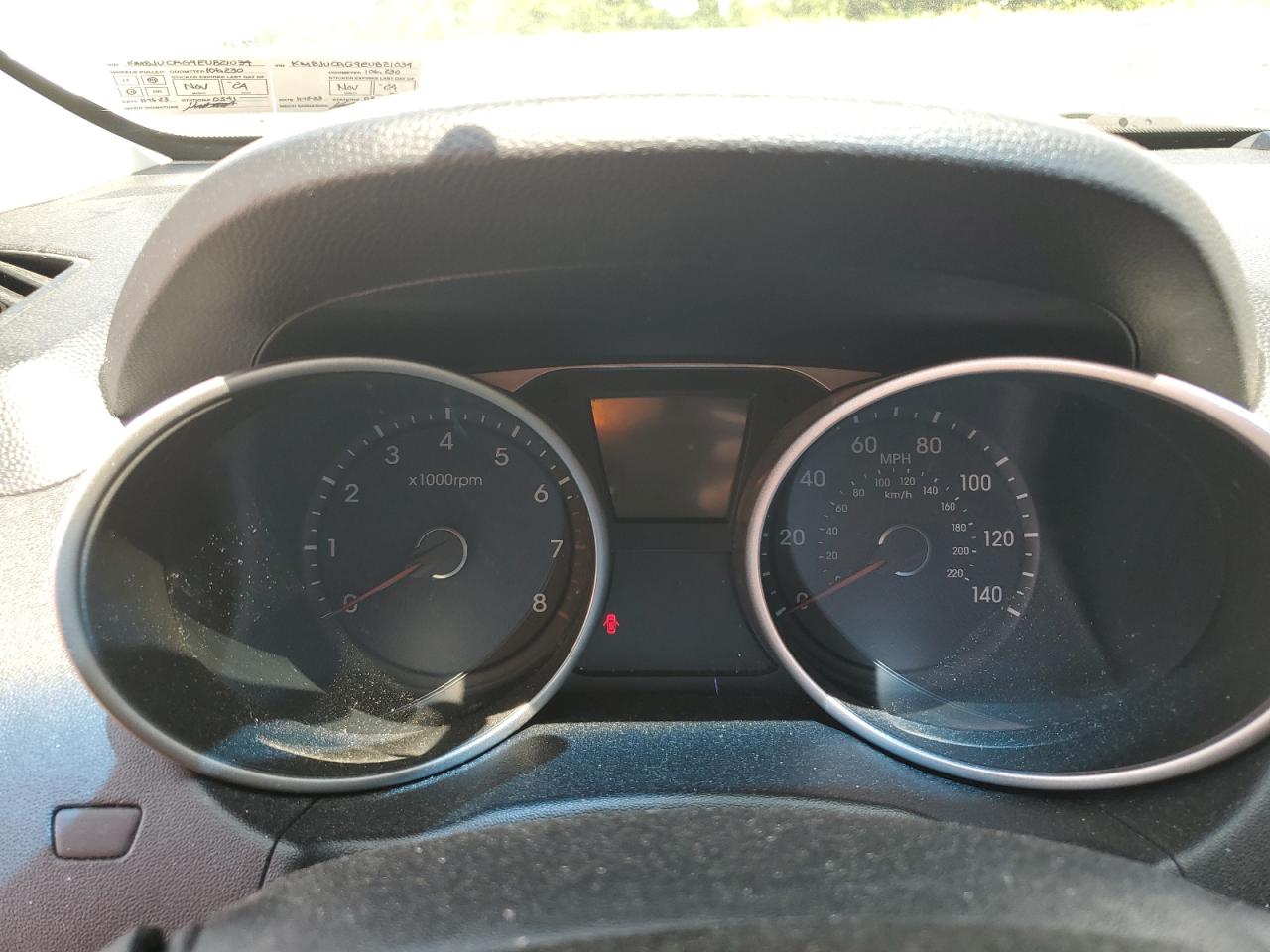 KM8JUCAG9EU821034 2014 Hyundai Tucson Gls