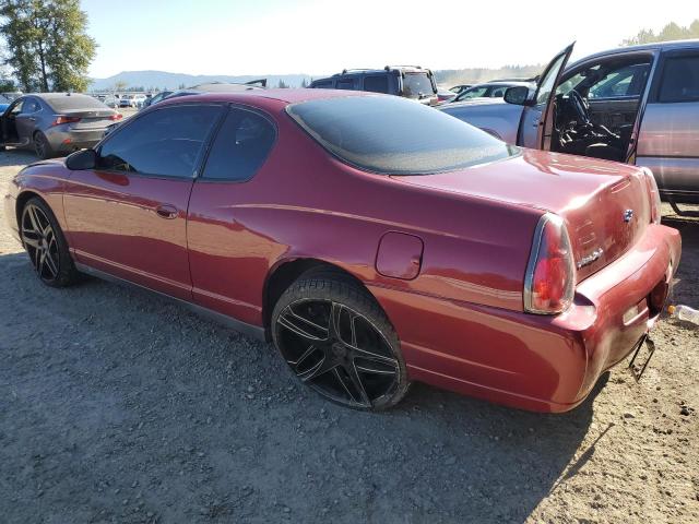 CHEVROLET MONTE CARL 2005 maroon  gas 2G1WW12E659337043 photo #3