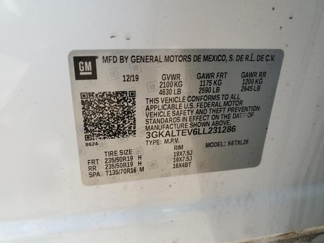 2020 GMC Terrain Sle VIN: 3GKALTEV6LL231286 Lot: 60684124