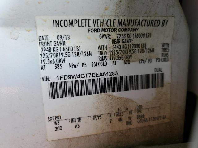 2014 Ford F450 Super Duty VIN: 1FD9W4GT7EEA61283 Lot: 56711874