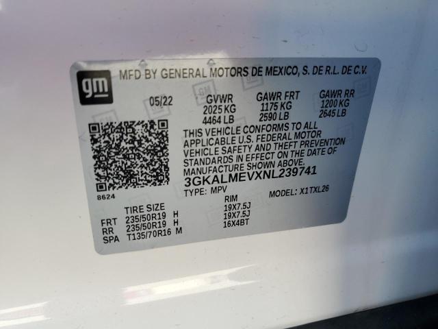 VIN 3GKALMEVXNL239741 2022 GMC Terrain, Sle no.13