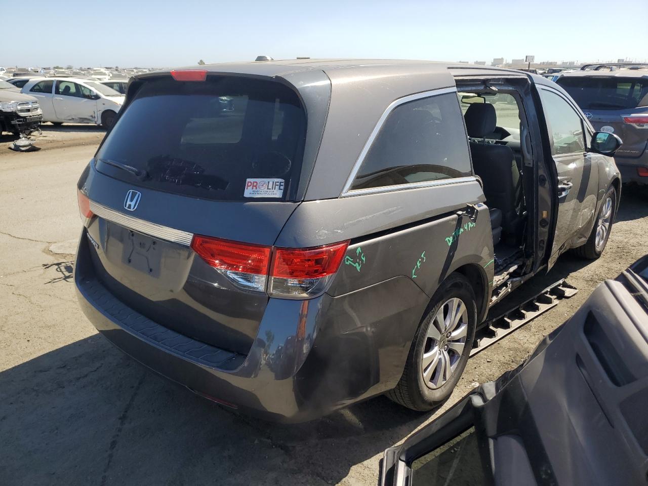 5FNRL5H68FB080940 2015 Honda Odyssey Exl