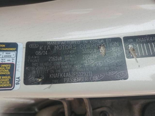 2015 Kia Forte Lx VIN: KNAFK4A62F5329211 Lot: 60741264