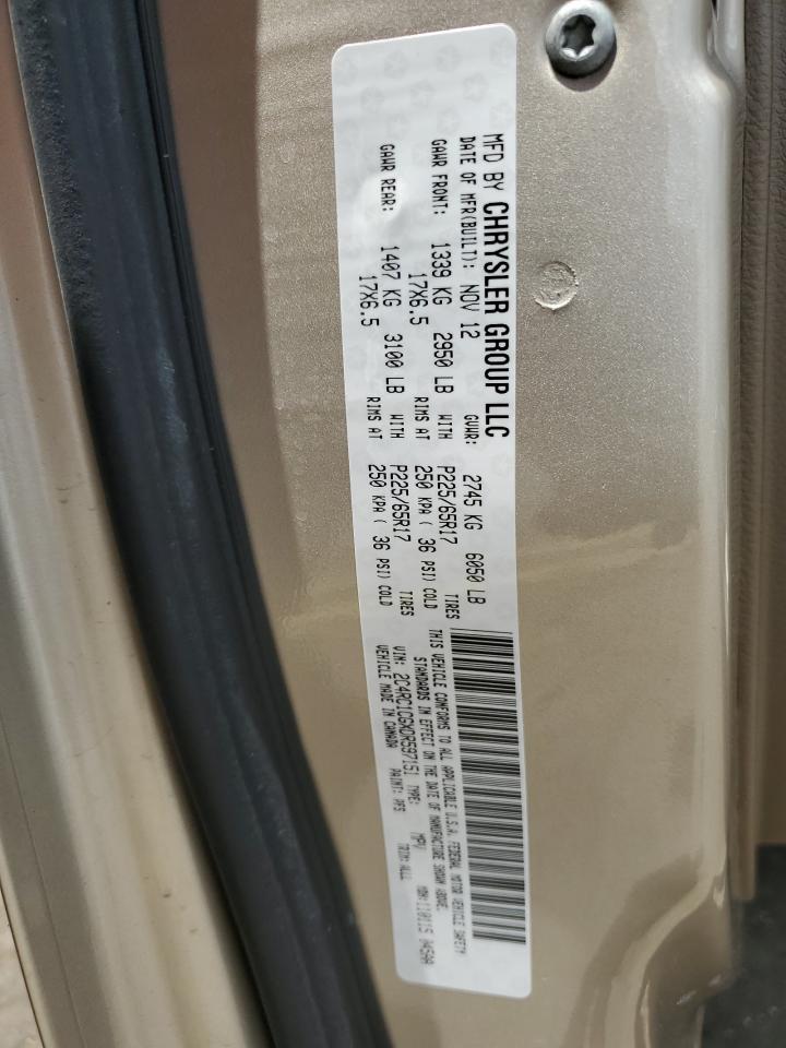 2C4RC1CGXDR597151 2013 Chrysler Town & Country Touring L