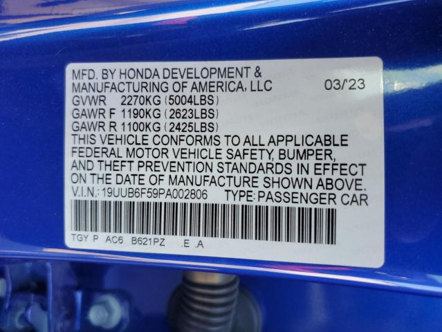 2023 ACURA TLX A-SPEC 19UUB6F59PA002806