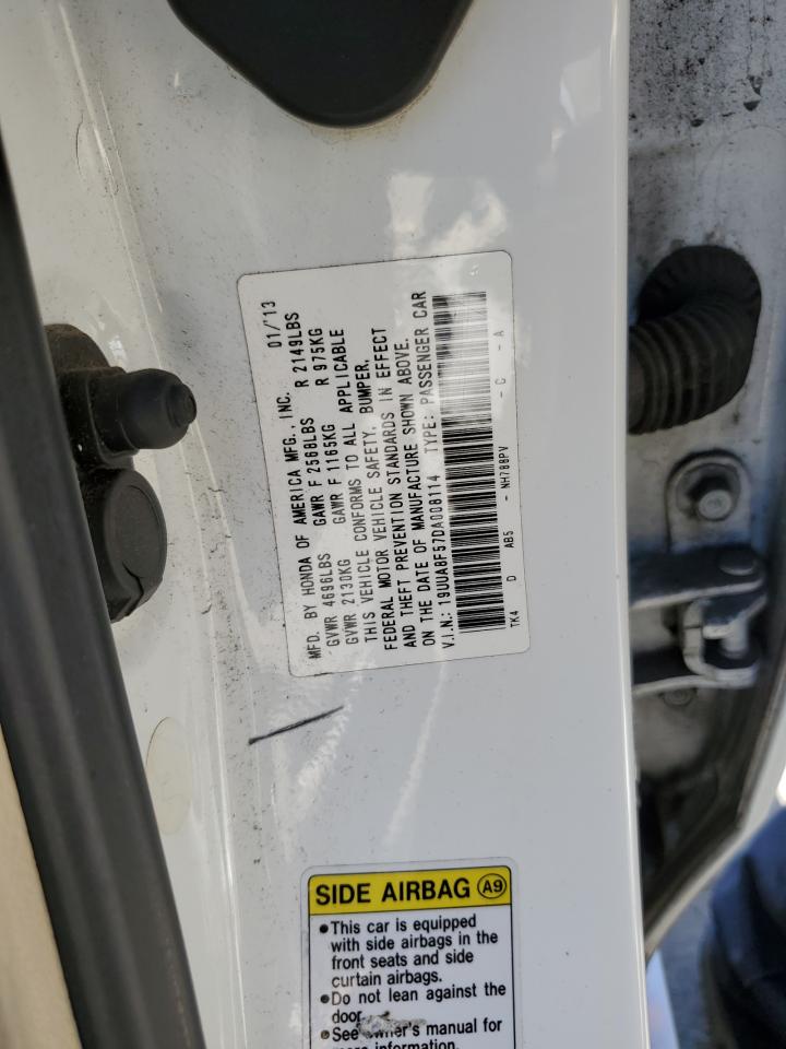 19UUA8F57DA008114 2013 Acura Tl Tech