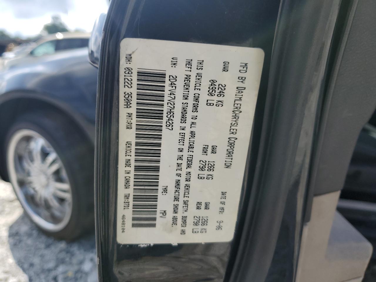 2D4FV47V27H654267 2007 Dodge Magnum Sxt