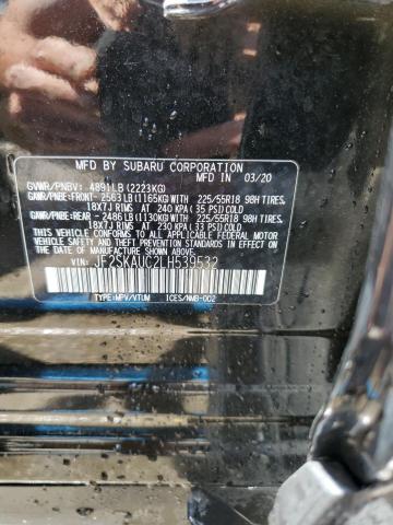 2020 Subaru Forester Limited VIN: JF2SKAUC2LH539532 Lot: 57953234