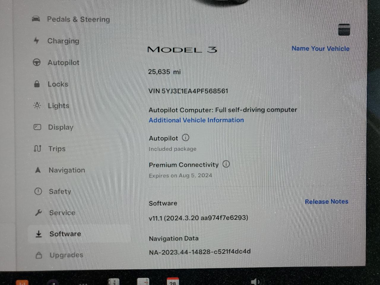 5YJ3E1EA4PF568561 2023 Tesla Model 3