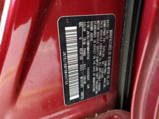 2022 Nissan Rogue Sport Sv VIN: JN1BJ1BW7NW484768 Lot: 61123364