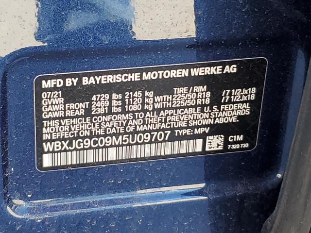 VIN WBXJG9C09M5U09707 2021 BMW X1, Xdrive28I no.13