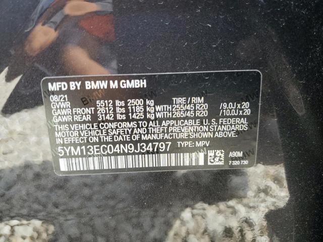 5YM13EC04N9J34797 BMW X3 M  14