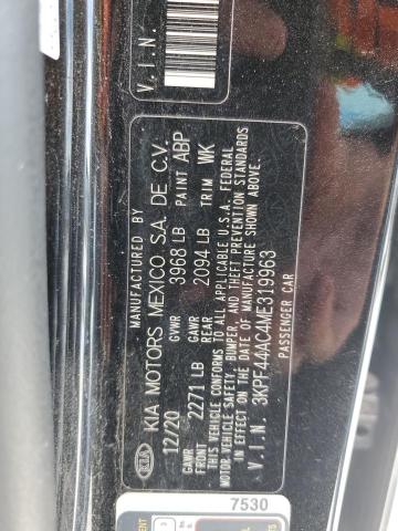 2021 Kia Forte Gt VIN: 3KPF44AC4ME319963 Lot: 59845934