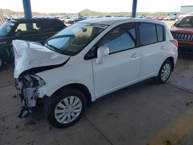 NISSAN VERSA S 2008 white hatchbac gas 3N1BC13E38L354285 photo #1