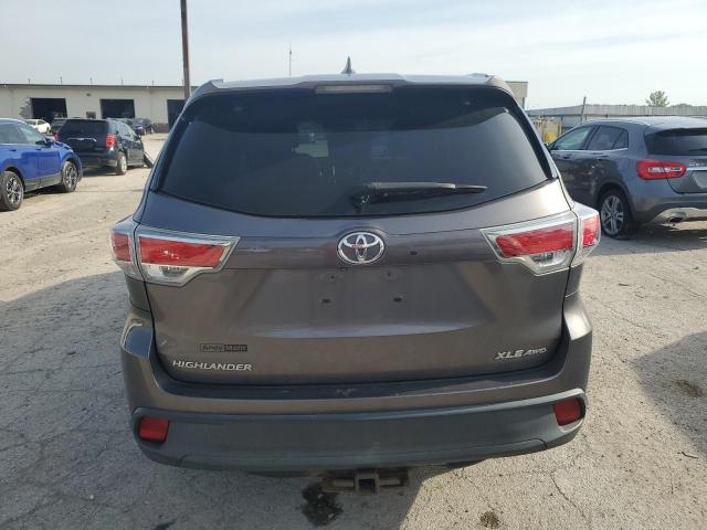 VIN 5TDJKRFH6ES021908 2014 Toyota Highlander, Xle no.6