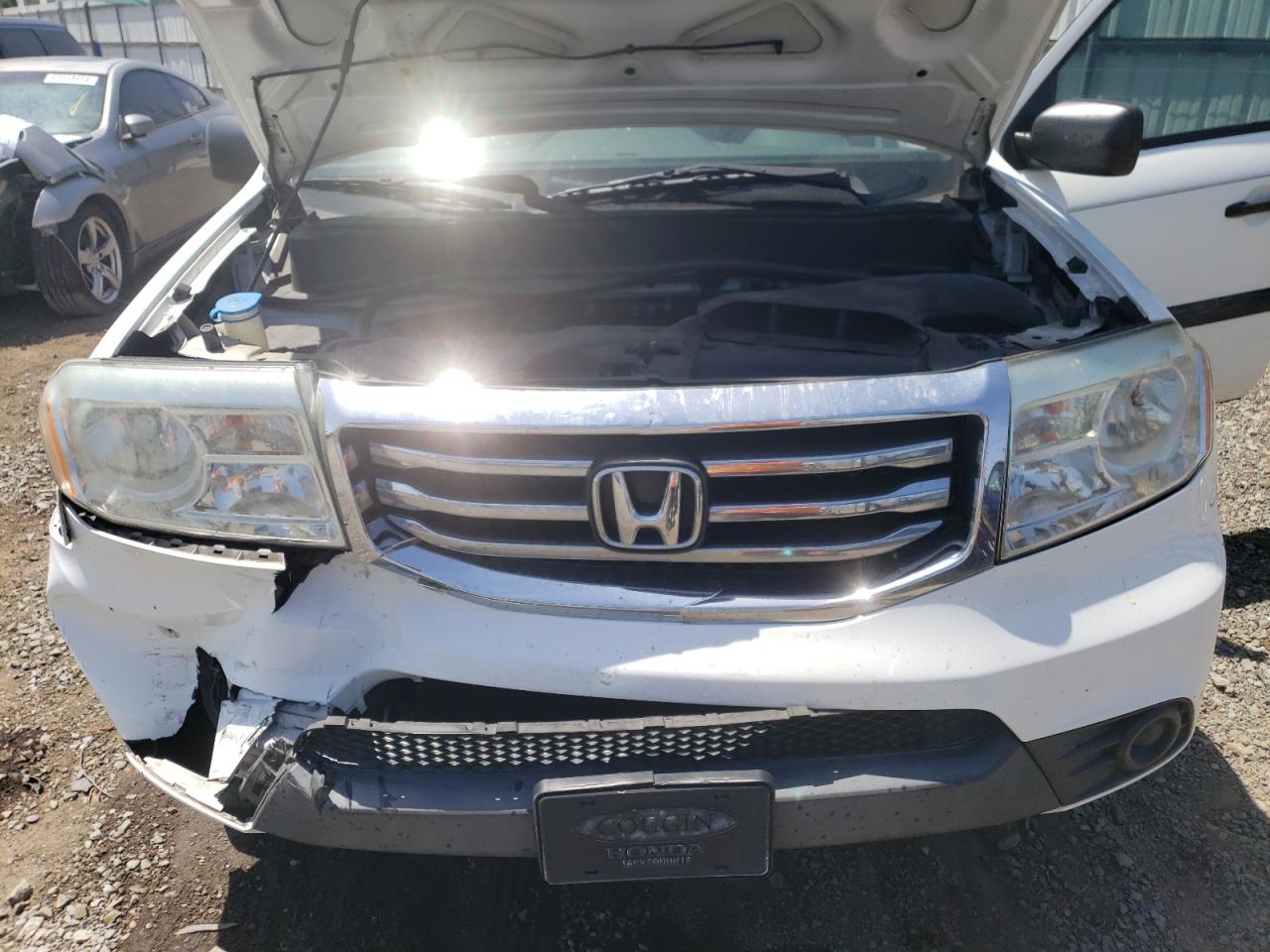 5FNYF3H21DB038448 2013 Honda Pilot Lx