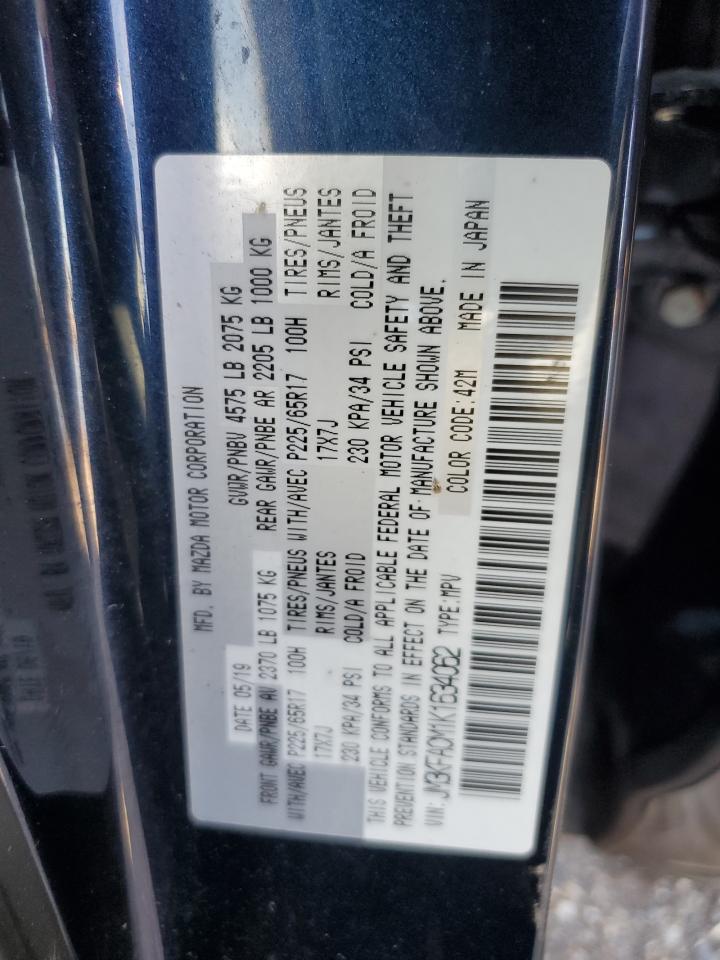 JM3KFACM1K1634062 2019 Mazda Cx-5 Touring