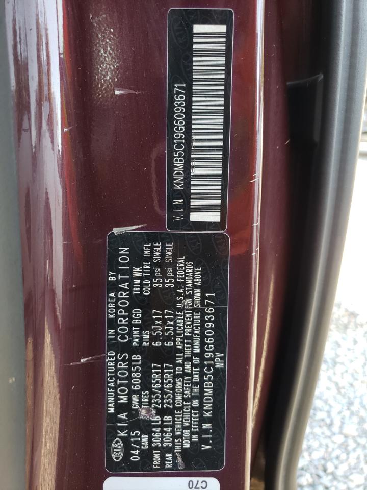 KNDMB5C19G6093671 2016 Kia Sedona Lx