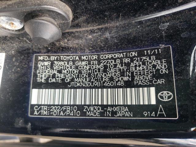 2011 Toyota Prius VIN: JTDKN3DU9B1460148 Lot: 55676724