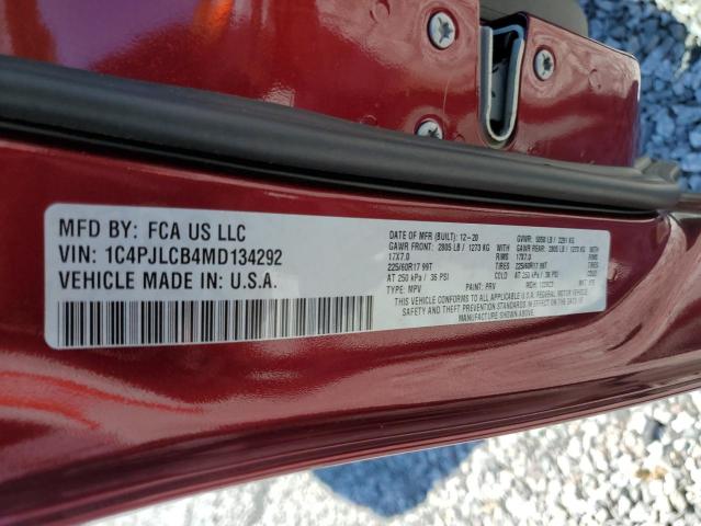 2021 Jeep Cherokee Latitude VIN: 1C4PJLCB4MD134292 Lot: 60673994