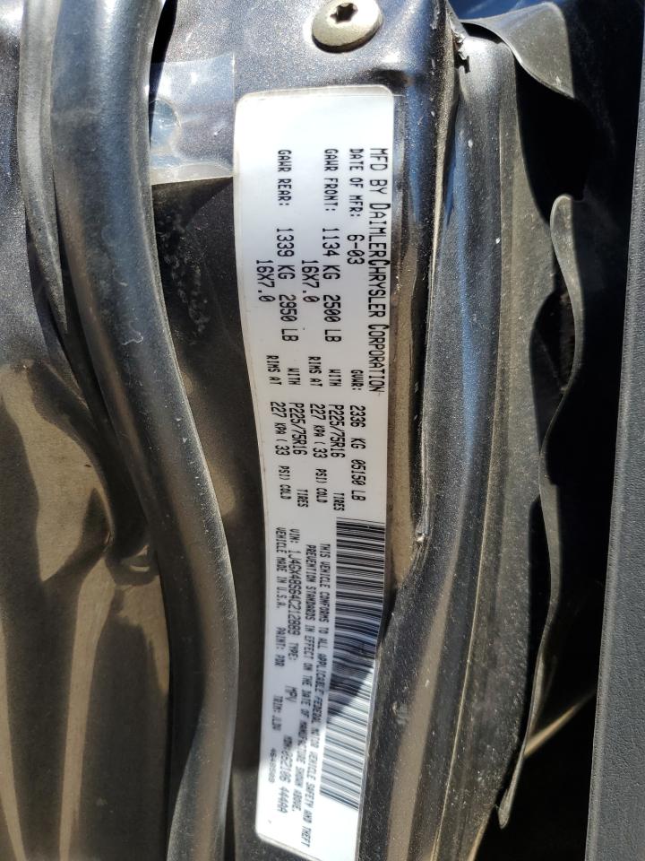 1J4GX48S64C212889 2004 Jeep Grand Cherokee Laredo