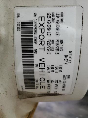 1998 Jeep Cheerokee VIN: 1J4FN78S9WL138664 Lot: 58929664