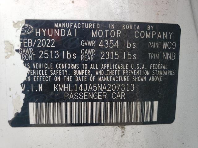 2022 HYUNDAI SONATA SEL - KMHL14JA5NA207313