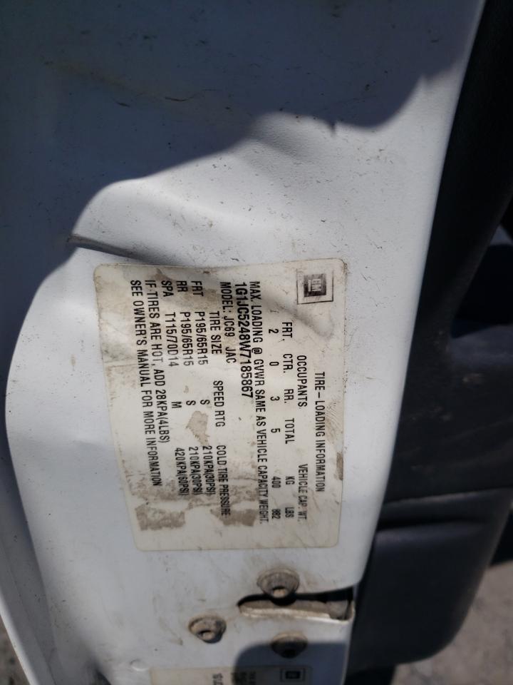 1G1JC5248W7185867 1998 Chevrolet Cavalier