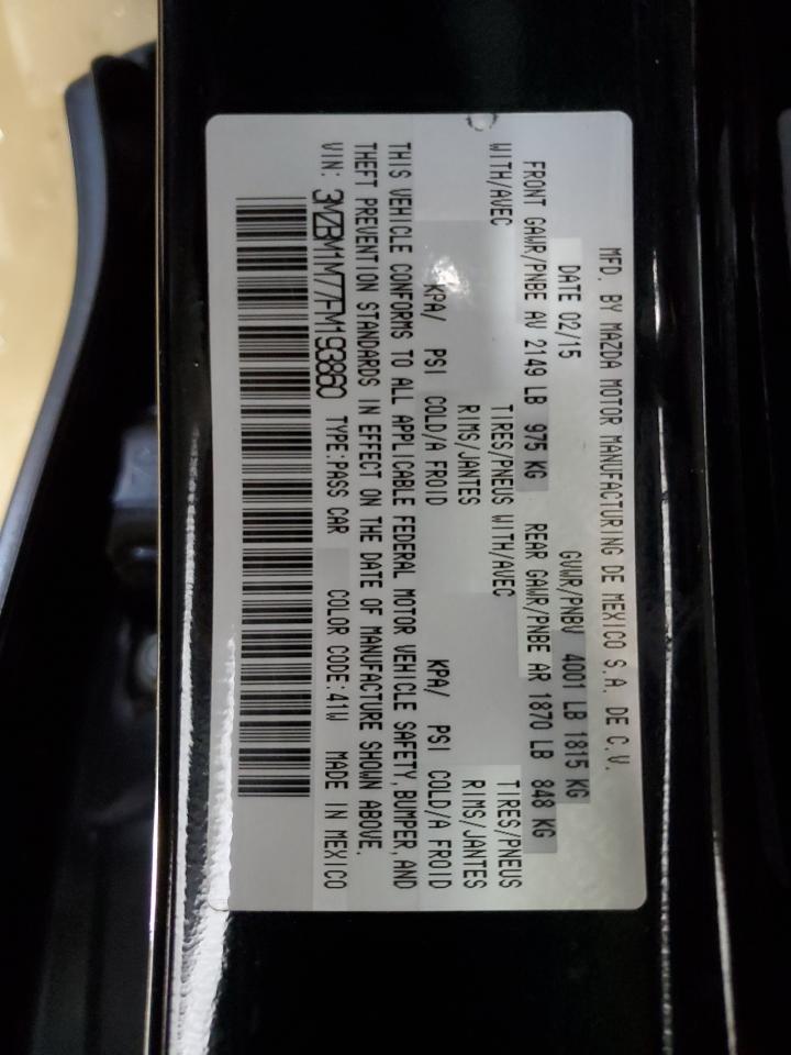 3MZBM1M77FM193860 2015 Mazda 3 Grand Touring