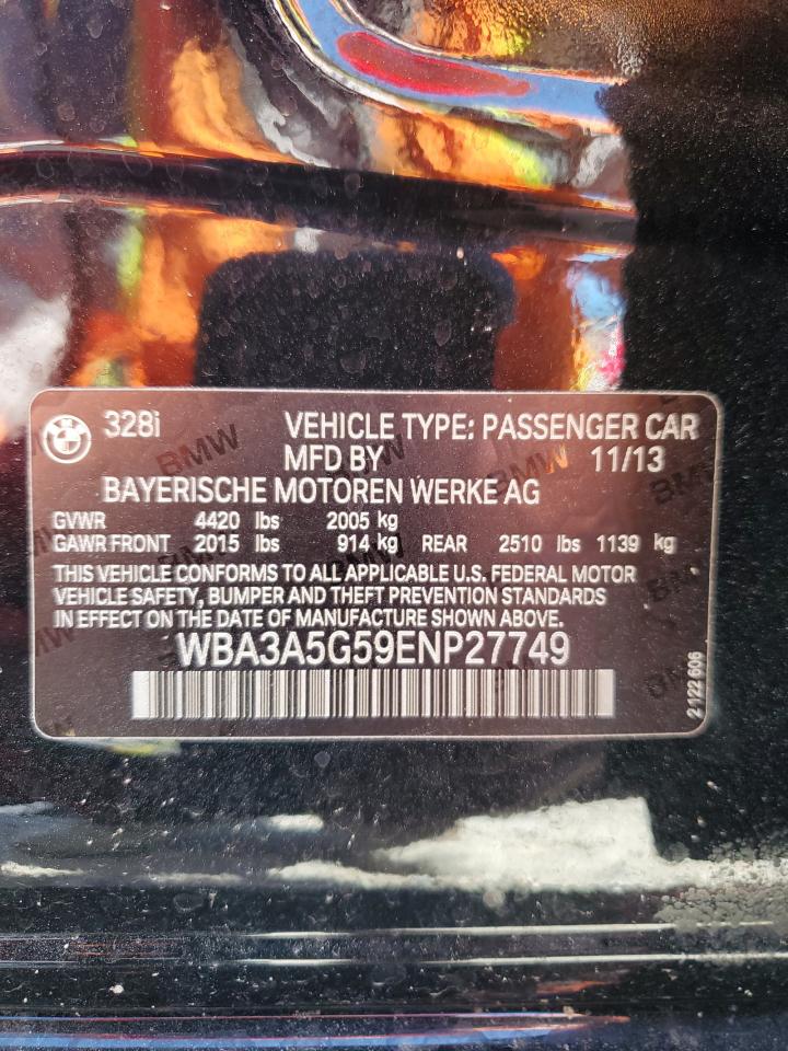 WBA3A5G59ENP27749 2014 BMW 328 I