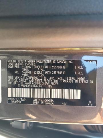 2024 LEXUS RX 350H BA 2T2BBMCA5RC026669