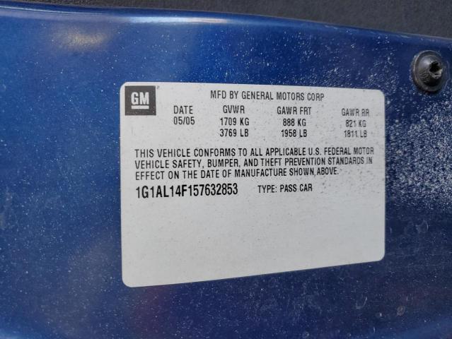 2005 Chevrolet Cobalt Ls VIN: 1G1AL14F157632853 Lot: 61261784