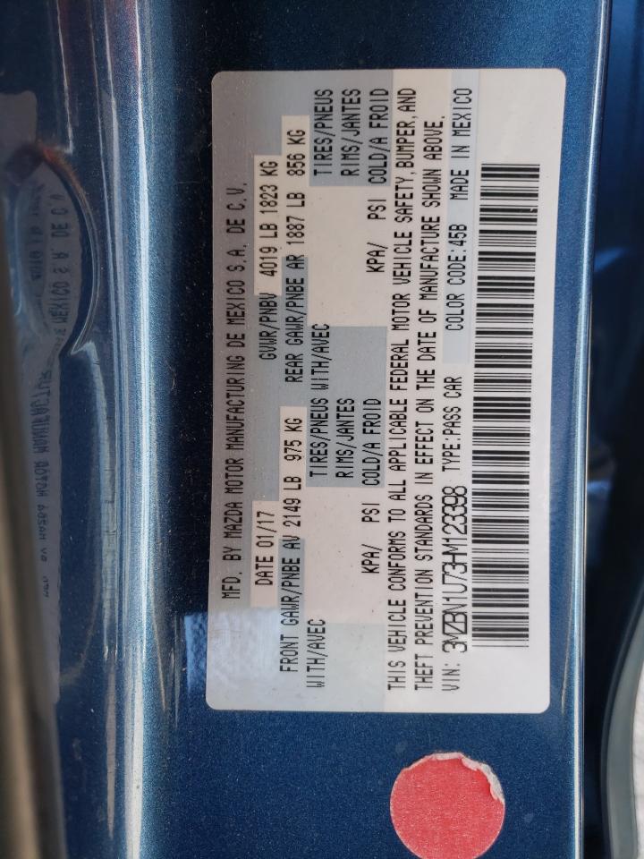 3MZBN1U73HM123398 2017 Mazda 3 Sport