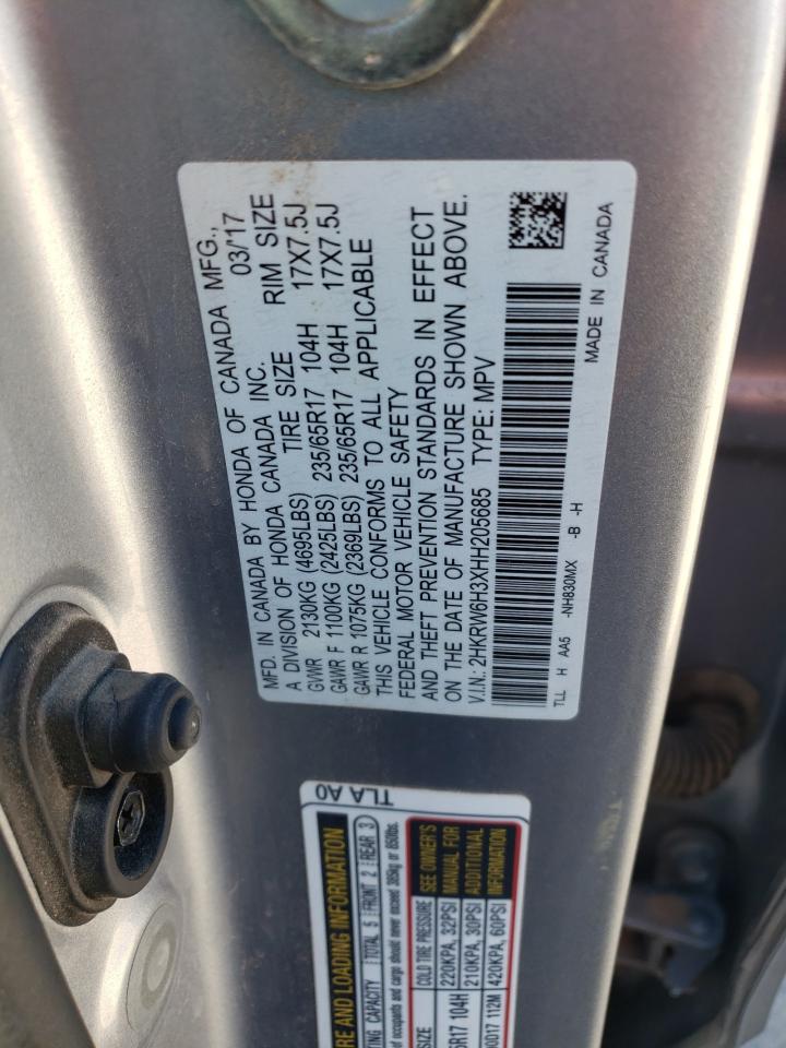 2HKRW6H3XHH205685 2017 Honda Cr-V Lx