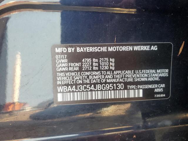 VIN WBA4J3C54JBG95130 2018 BMW 4 Series, 430XI Gran... no.12