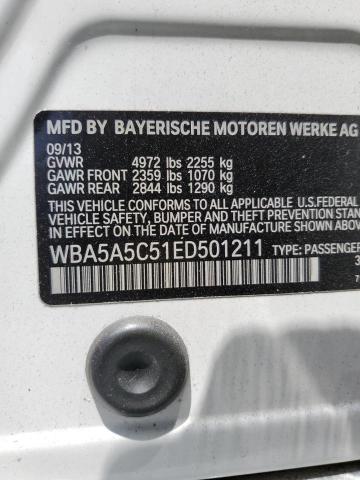 VIN WBA5A5C51ED501211 2014 BMW 5 Series, 528 I no.12