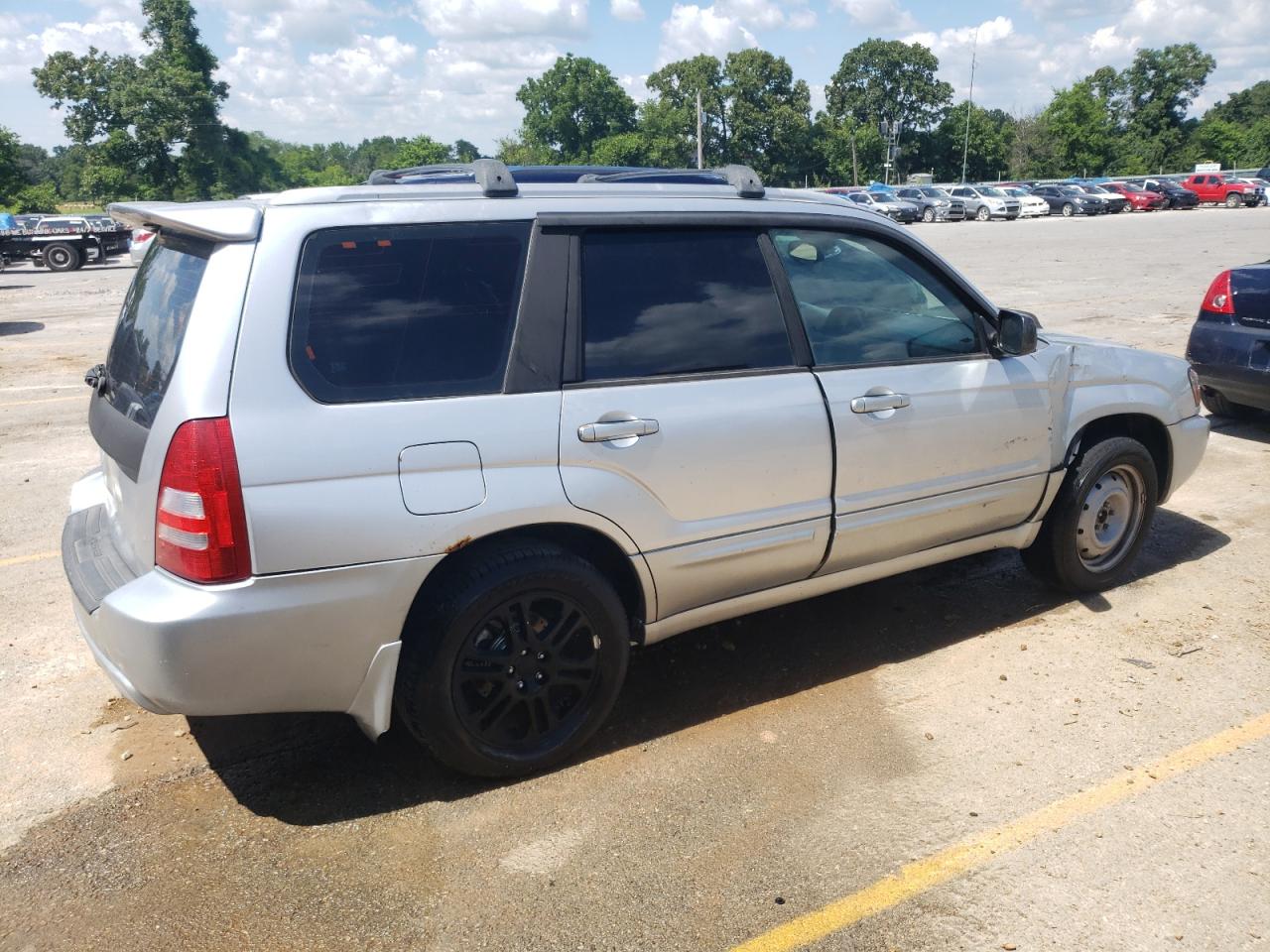 SUBARU FORESTER 2 2004 silver  gas JF1SG69684H701008 photo #4