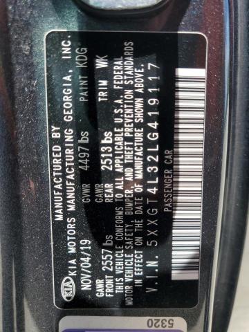 2020 Kia Optima Lx VIN: 5XXGT4L32LG419117 Lot: 58460464