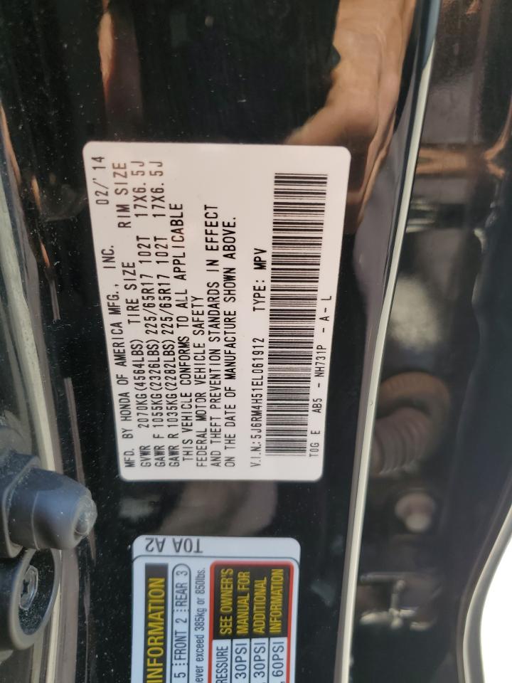 5J6RM4H51EL061912 2014 Honda Cr-V Ex