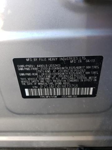 2014 Subaru Forester 2.5I Premium VIN: JF2SJAEC4EH439758 Lot: 59749114