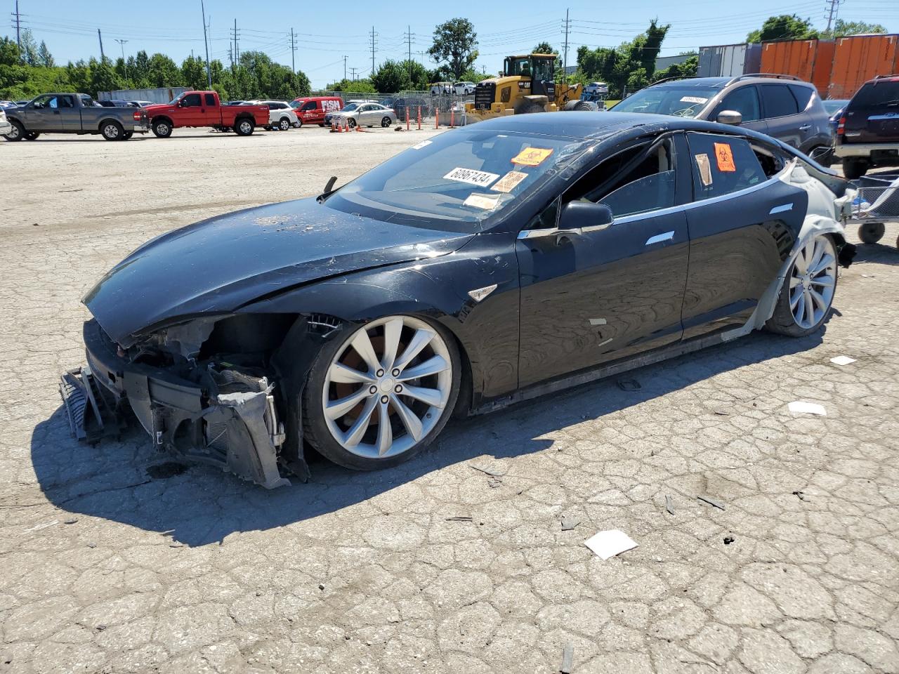 2013 Tesla Model S vin: 5YJSA1CP9DFP10350