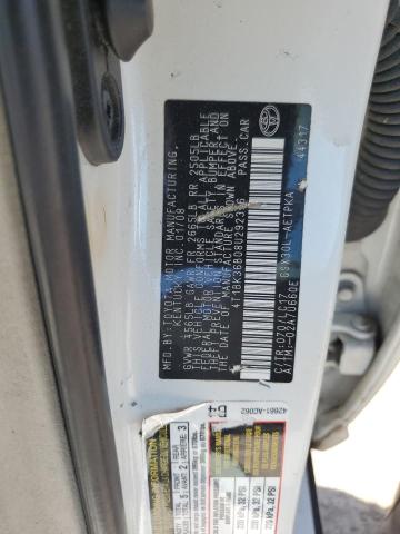 2008 Toyota Avalon Xl VIN: 4T1BK36B08U292326 Lot: 60265924