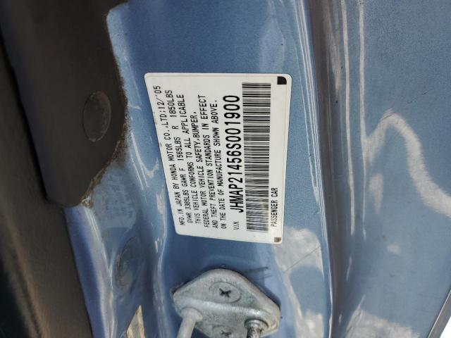 2006 Honda S2000 VIN: JHMAP21456S001900 Lot: 58198784